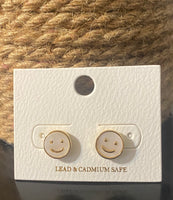 Smiley Face Stud Earrings