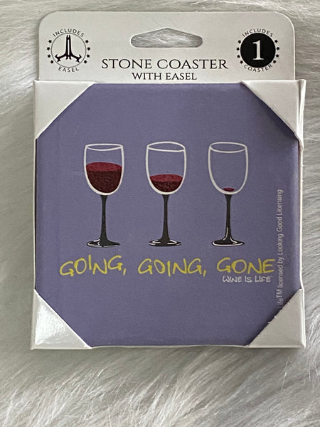 Going, Going, Gone Coaster With Easel
