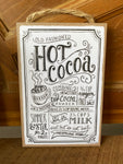 Hot Cocoa Wood Plaque