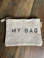 "My Bag" Canvas Travel Pouch