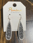 Teardrop Rock Crystal Drop Earrings