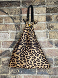 Leopard Print Triangular Bag